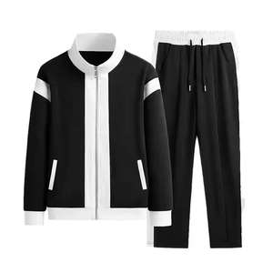 2025 chándales de chándal de lana de ajuste Regular para hombre y conjunto de Jogger, ropa deportiva ligera sostenible para adultos, chándales de invierno - Product Image 1