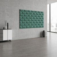 Panneau acoustique 3D en forme d'étoile hexagonale, panneau acoustique en fibre de polyester, panneaux absorbants du son en feutre pour animaux de compagnie