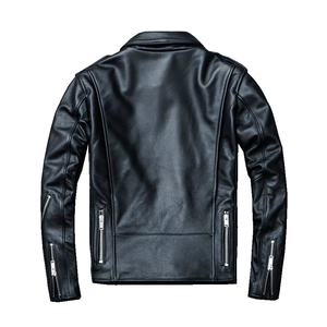 Design personnalisé Vente en gros Veste en cuir mode personnalisée de haute qualité Veste en cuir pour hommes - Product Image 4