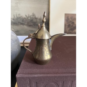 Excelente mano de obra, tetera de latón envejecido, utensilios de Metal hechos a mano, cucharas para servir té y café en la vajilla - Product Image 5