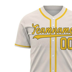 Uniforme Deportivo de Béisbol Transpirable Personalizado 2024, Uniforme de Equipo de Alta Calidad, 100% Poliéster, Venta al Por Mayor - Product Image 5