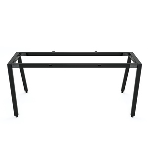 Aton HBAT026 Modern Minimalist 160x60cm Rubberwood <b>Desk</b> with Iron Legs Durable <b>Foldable</b> Office Furniture for Bedroom Office Use - Product Image 5