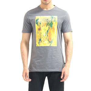 Camisetas de Gimnasio Personalizadas de Alta Calidad para Hombre 2023, Corte Regular, 100% Algodón Orgánico, Ecológicas, de Secado Rápido, Antiarrugas y Transpirables - Product Image 1