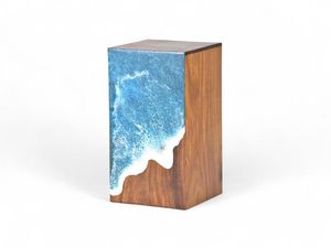 Urna Rectangular Moderna Ecológica de Madera y Resina |   Artesanal Hecho a Mano |   Suministro de Fábrica OEM - Product Image 2