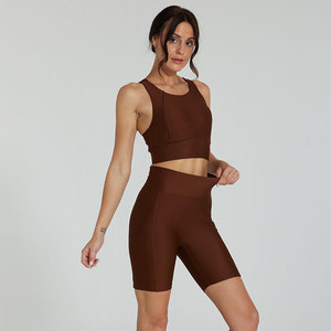 Sujetador deportivo de verano 2025, pantalones cortos de motorista, conjuntos de ropa deportiva sostenible, ropa de entrenamiento, conjuntos de Yoga para mujeres - Product Image 6