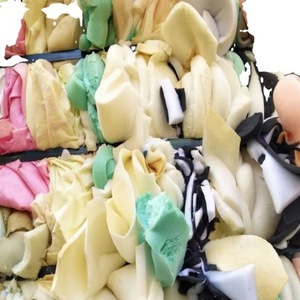 Clean Dry <b>Blue</b> PU <b>Foam</b> Scrap Baled Polyurethane Molding Grade Sponge Waste From China for Industrial Recycling - Product Image 1
