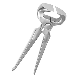 Meilleur prix, pinces à sabots vétérinaires en acier inoxydable de haute qualité, réutilisables, extracteur de clous de maréchal-ferrant, outil de maréchal-ferrant, prix bas, OEM - Product Image 5