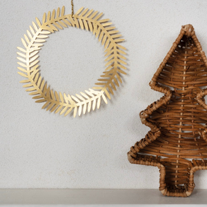 Ensemble de plateaux en rotin en forme de sapin de Noël, décorations de vacances en osier faites à la main, vaisselle, décoration de Noël, provenant d'un fournisseur vietnamien - Product Image 6