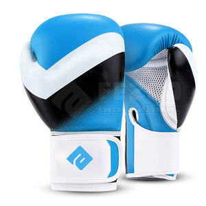 Gants de boxe en cuir souple avec finition PU Thumb Lock Wrist Support Gants de boxe pour vente en ligne - Product Image 2