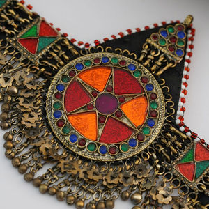 Vente chaude nouveaux bijoux anciens colliers faits à la main boucles d'oreilles ensembles de bijoux Style traditionnel afghan collier boucles d'oreilles ensemble - Product Image 4