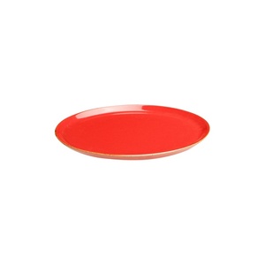 20 cm Red Porcelain Serving <b>Plate</b> Seasons Minimalist Design Style Flat <b>Plate</b> - Product Image 1
