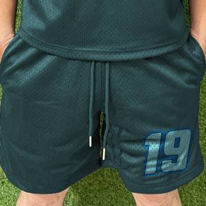 Ensemble de survêtement décontracté personnalisé en 2 pièces pour hommes, t-shirt à manches courtes imprimé et short, style streetwear d'été - Product Image 4