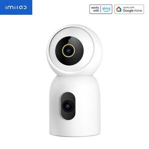 กล้องวงจรปิด IMILAB SC330-D 3K+3K สำหรับภายในอาคาร รองรับ WiFi มุมมอง 360 องศา ° PTZ, ระบบตรวจจับและติดตามมนุษย์แบบเลนส์คู่, ระบบมองเห็นกลางคืนแบบสี, แอป IMILAB Life - Product Image 1