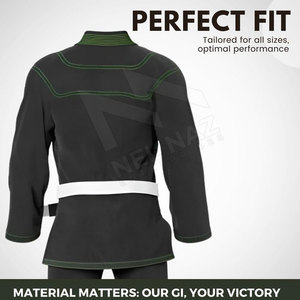 ชุดคอสตูม Jitsu GI ชุดศิลปะการต่อสู้ชุดคอตตอน100% Jiu Jitsu GI ในชุดกิโมโน Jitsu - Product Image 5