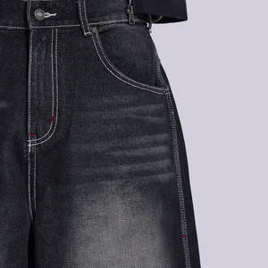 2024 alta calidad nuevos hombres moda estiramiento casual pantalones vaqueros cortos pantalones cortos de mezclilla azul Denim Swear pantalones cortos para hombre - Product Image 3