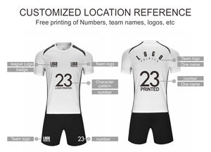 2025 OEM Venta caliente fútbol Jersey ropa transpirable cómodo juego entrenamiento poliéster personalizado fútbol uniforme Jersey - Product Image 2