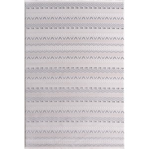 Alfombra de Área Duradera y Fácil de Limpiar, 100% Acrílica, Sin Desprendimiento, Netline A0235, Diseño Moderno Gris para el Hogar, Dormitorio, Estudio, Habitación Infantil - Product Image 4
