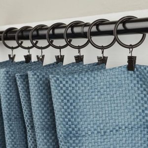 Échantillon gratuit, vente en gros, anneaux de rideau <span class=keywords><strong>à</strong></span> œillets de douche, accessoires de rideau ronds, anneaux avec clip - Product Image 6
