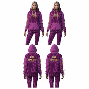 Chándales de Diseño Único en Grandes Cantidades, Servicio OEM, Chándales para Mujer, Último Estilo, Chándales de Algodón para Mujer - Product Image 6