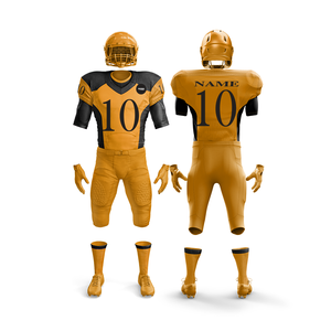 Uniforme de Fútbol Americano Moderno Personalizado |   Uniforme de Fútbol con Camiseta y Pantalones |   Ropa Deportiva Transpirable de Poliéster - Product Image 4