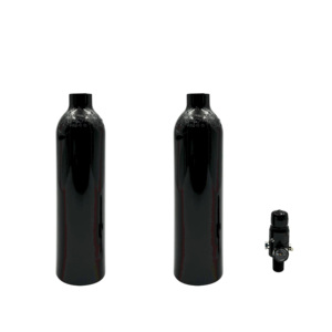 Cilindro compacto de aluminio de 0.35L y 620g diseñado para sistemas de almacenamiento de gas que optimizan el espacio. - Product Image 1