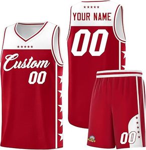 Camisetas de Baloncesto de Diseño Personalizado, Conjuntos de Baloncesto de Alta Calidad, Impresión Gratuita, Bordado, Camisetas de Baloncesto Cosidas - Product Image 1