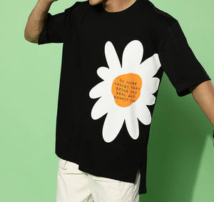 250 GSM camiseta de peso pesado diseño personalizado en blanco 100% algodón cuello redondo Camiseta hombres camisetas - Product Image 2