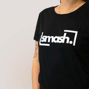 เสื้อยืดผ้าฝ้ายผู้หญิง Smash สีดำ XL - Product Image 2