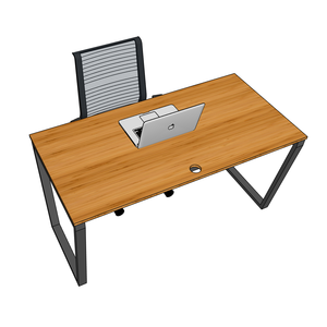 Bamboo Laptop <b>Desk</b> 140x70cm Foldable with Metal Legs for Home and School Use - Product Image 6