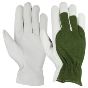 Guantes de montaje de conductor de cuero de grano de cabra de alta calidad, protección de manos de seguridad Industrial, resistencia al calor, jardinería - Product Image 5