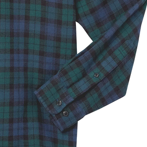 Camiseta de manga larga de franela de algodón 100% para hombre personalizada OEM retales multicolores bordado personalizado respetuoso con el medio ambiente transpirable - Product Image 6