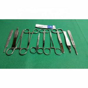 HOT SALE GERMAN 30 <b>PC</b> VETERINARY SURGERY SURGICAL INSTRUMENTS FORCEPS SCISSORS SURGICAL BLADES CE APPROVED - Product Image 6