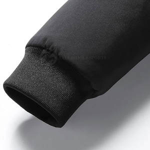 New Arrival Men's Winter High Street Softshell Jacket High Quality <b>Wool</b> Fabric Long Sleeved Stand Collar Customized OEM Service - Product Image 6