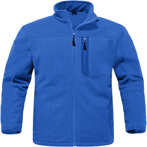 Veste polaire unisexe à fermeture éclair intégrale et col montant, prix d'usine, vente en gros, service OEM, couleur personnalisée - Product Image 1