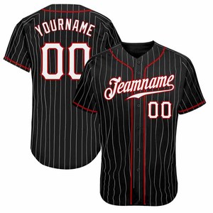 Baseball Jerseys Custom Wear Stitched Embroidered Breathable Moisture Wicking 100% Polyester Four-Way Stretch Unisex - Product Image 4