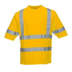 T-shirts de sécurité à manches longues bon marché, t-shirts de sécurité à haute visibilité réfléchissants, personnalisez votre logo, vêtements de travail pour hommes - Product Image 3