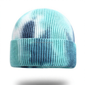 Gorro de punto con forro polar térmico Jacquard, gorro de invierno para hombres y mujeres, gorro cálido con puños, transpirable para clima frío - Product Image 1