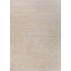 Thyme Hand Knotted Wool <b>Rugs</b> Pink Purple Geometric Abstract <b>Boho</b> Design for Home Entryway Living 9x12 Rectangle Size-Skwl-540 - Product Image 1