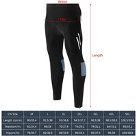 Pantalon vtt réfléchissant pour hommes collants de compression rembourrés en gel pour cyclisme pantalon Roubaix pour l'équitation en plein air