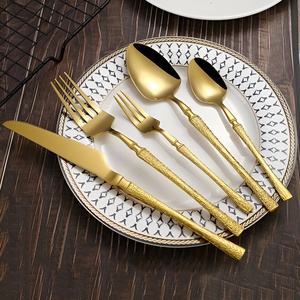 Juego de Cubiertos Metálicos de Calidad de Exportación Hechos en India, Juego de 4 Piezas para Hoteles y Restaurantes, Precios Bajos 2024 - Product Image 4