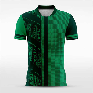 Nuevo diseño logotipo personalizado equipo Retro en blanco hombres negro fútbol Jersey poliéster Club fútbol uniforme camisetas de fútbol - Product Image 2