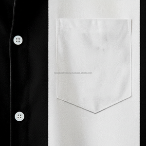 Abstract Art Men Casual <b>Shirt</b> Color Block <b>Patchwork</b> Short Sleeve Breathable Linen Cotton Summer Holiday Custom Men <b>Shirt</b> - Product Image 4