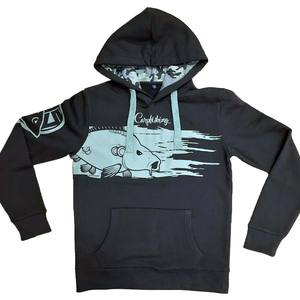 Sweat à capuche en molleton tricoté anti-rétrécissement pour homme, doublure 100 % coton, personnalisable avec logo, grandes tailles, hiver - Product Image 3