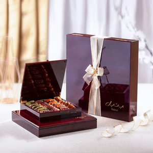 Venta al por mayor de lujo moderno de chocolate de alto brillo laca caja de piano caja de regalo para la comida hecha a mano por vietnamita - Product Image 5