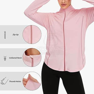 Chaqueta de golf de invierno para mujer, cómoda, con cuello alto, tejida, transpirable, ecológica, para deportes al aire libre, entrenamiento y viajes - Product Image 5