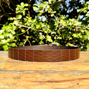 2026 cinturón de cuero genuino para hombre de diseñador hecho a medida 100% hebilla de latón macizo P2C cinturón de cuero Formal en relieve térmico - Product Image 4