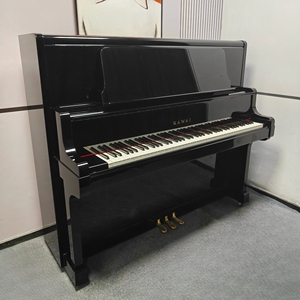 Piano Vertical Yamaha US7X Negro para Músicos Profesionales, Piano Japonés de Segunda Mano, Madera Sólida, 88 Teclas, US US-7X US - Product Image 1