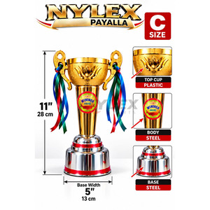 Elegante Trofeo de Plástico Nylex Payalla para Premios Deportivos, Reconocimiento a Ganadores, Diseño Moderno, Duradero y de Alta Calidad - Product Image 4