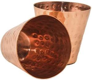 Vaso de cobre con relieve - Product Image 3