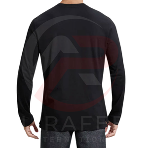 เสื้อยืดผู้ชาย OEM ผ้าฝ้ายโพลีเอสเตอร์แห้งเร็วและระบายอากาศได้ดีมีลายพิมพ์ลาย - Product Image 4